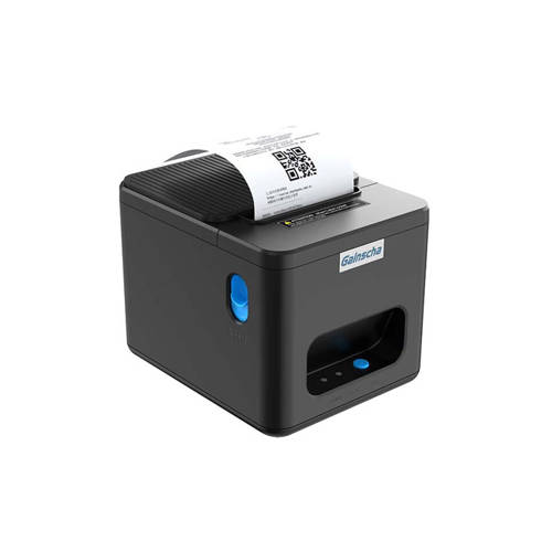 فیش پرینتر حرارتی دلتا مدل Delta T70 Plus نمای جلو در حال چاپ فیش