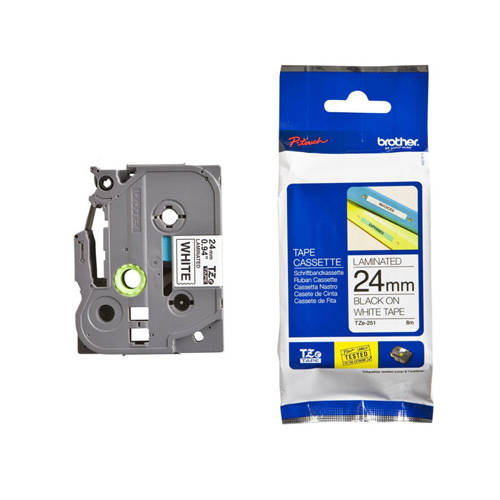 تصویر  برچسب پرینتر لیبل زن برادر مدل Tze-251